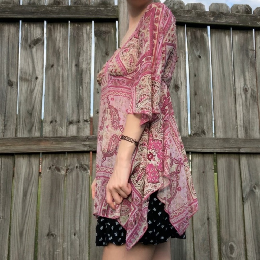 Vintage Y2K Bohemian Top - Picture 9 of 11